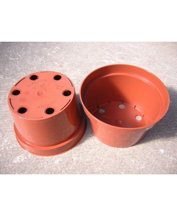 Kuentz-cactus  - Pots ronds 14 cm Ø x  8,5 cm H (Soparco) - paquet de 5